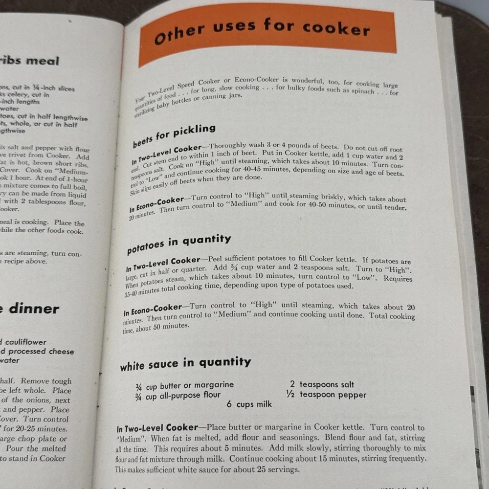 1953 Westinghouse Speed-Electric Ranges Recipes Care Use‎ Stove Oven Cookbook